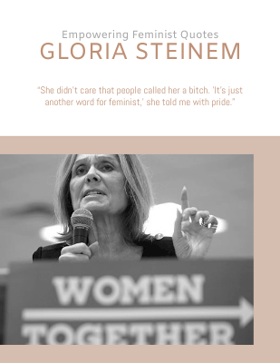 Men should think twice before making widowhood women's only path to power. ―Gloria Steinem