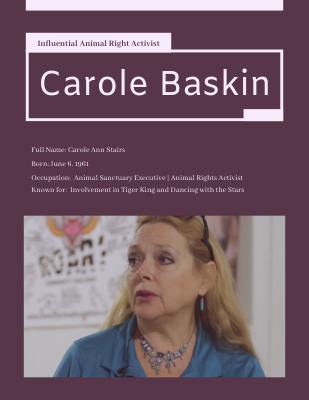 Carole Baskin Biography