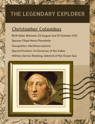 Christopher Colombus Biography