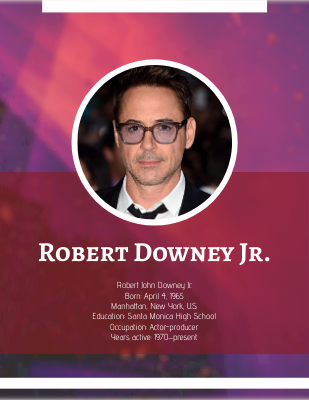 Robert Downey Jr. Biography