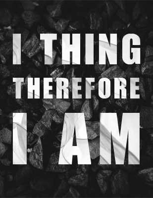 I think, therefore I am. - René Descartes