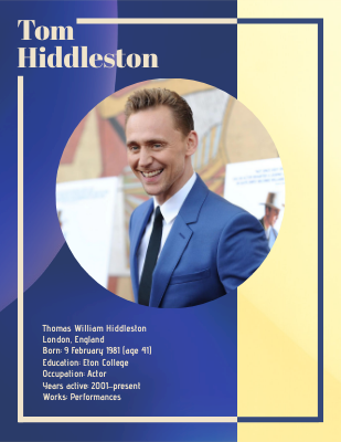 Tom Hiddleston Biography