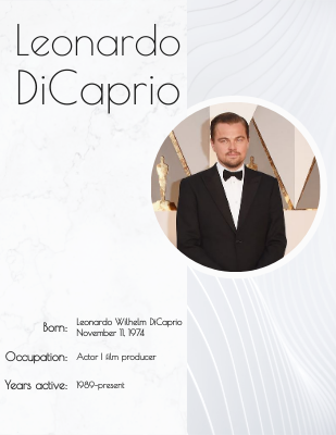 Leonardo DiCaprio Biography