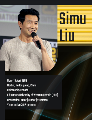 Simu Liu, Biography, TV Series, Movies, & Facts