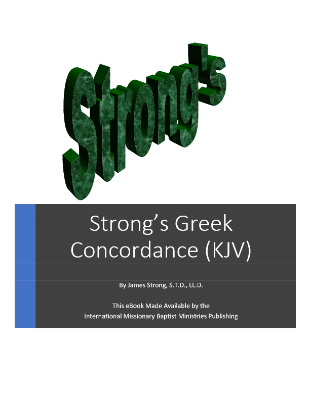 Strong's Greek Concordance (KJV) 